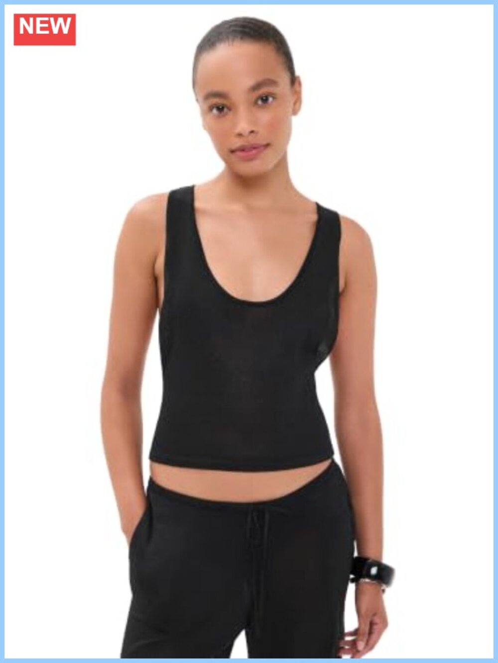 Metallic Racerback Cami Tank Top Swim Cover Up